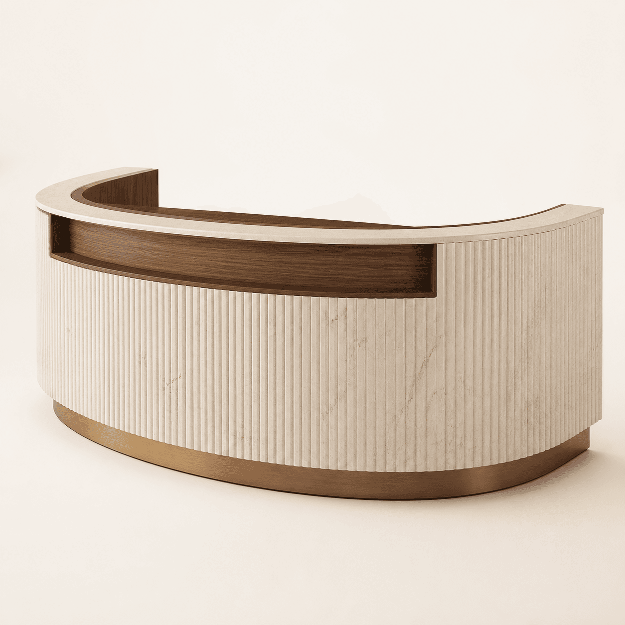 Halo Curved Reception Counter