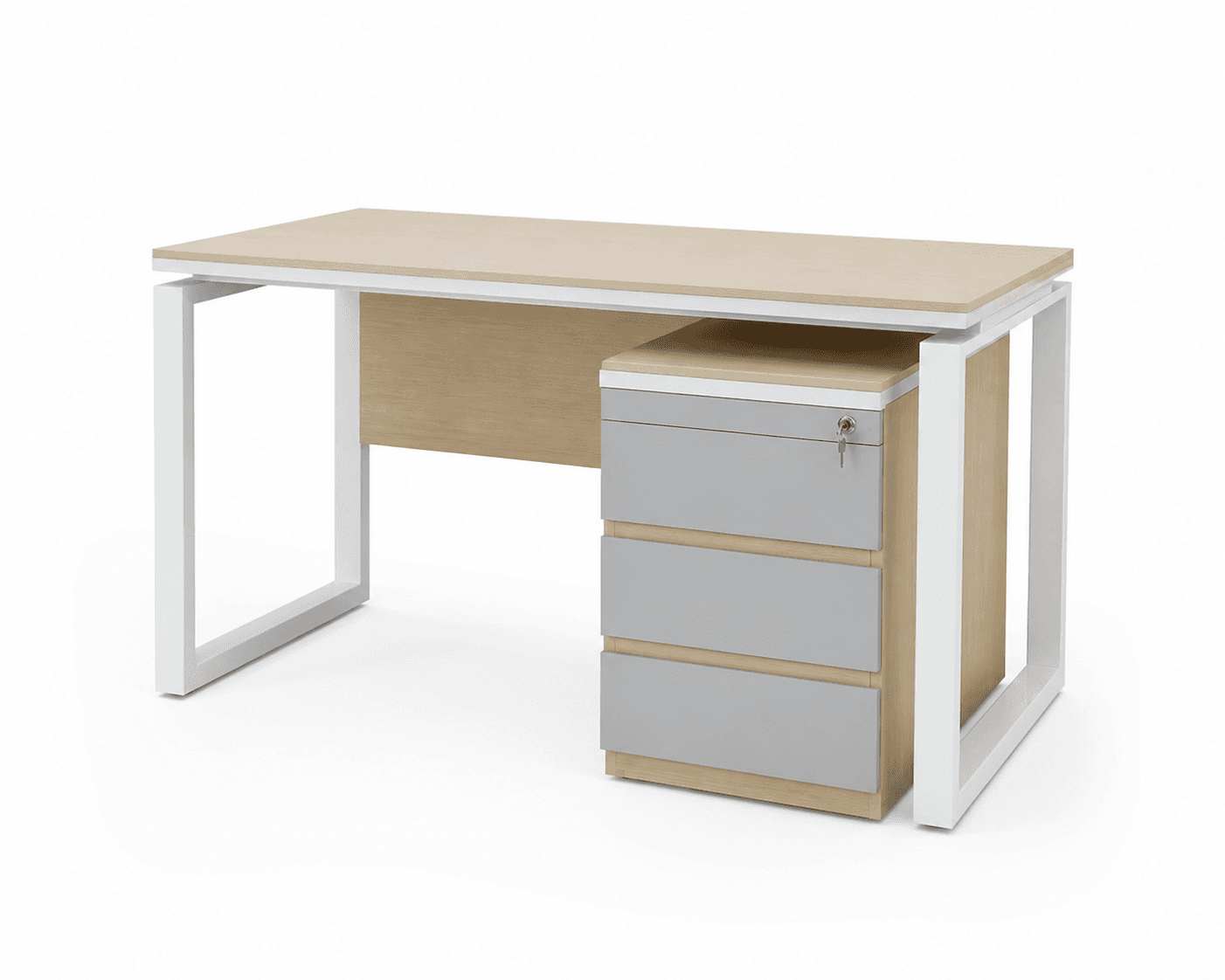 Linear Open-Plan Work Desk