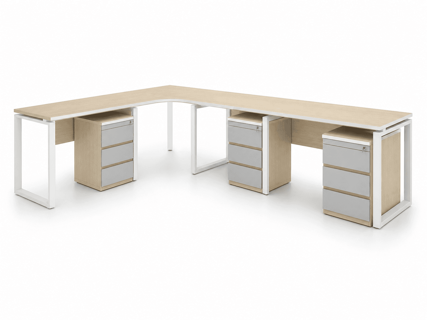Kineo L-Shaped Executive Workstation