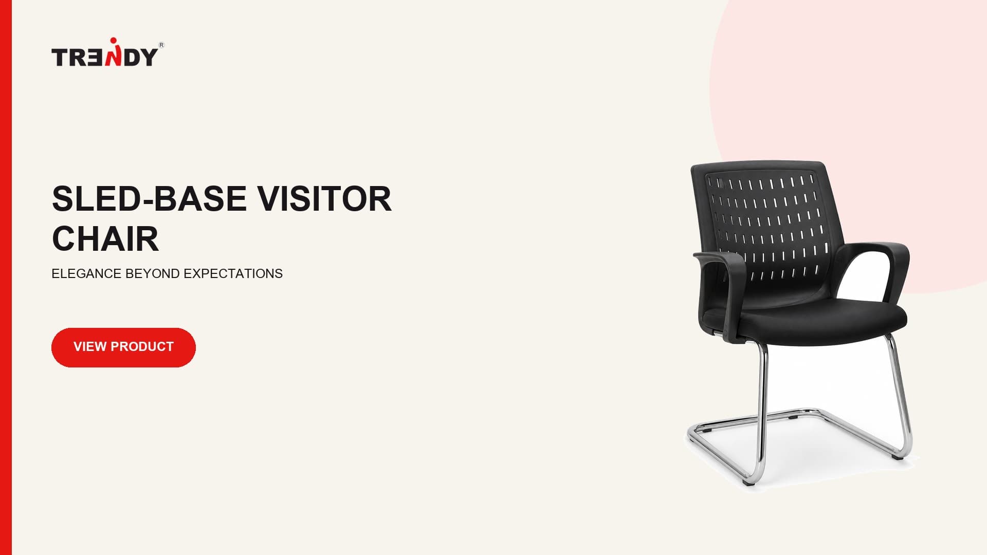 Vogue Sled-Base Visitor Chair, alternate view