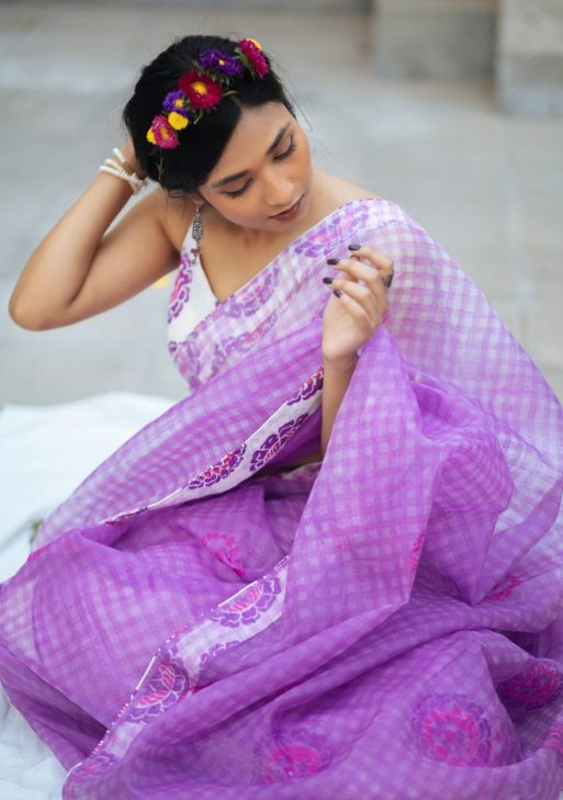 Luxury Edition moslin Saree Collection 0136 - Aurum Bangladesh