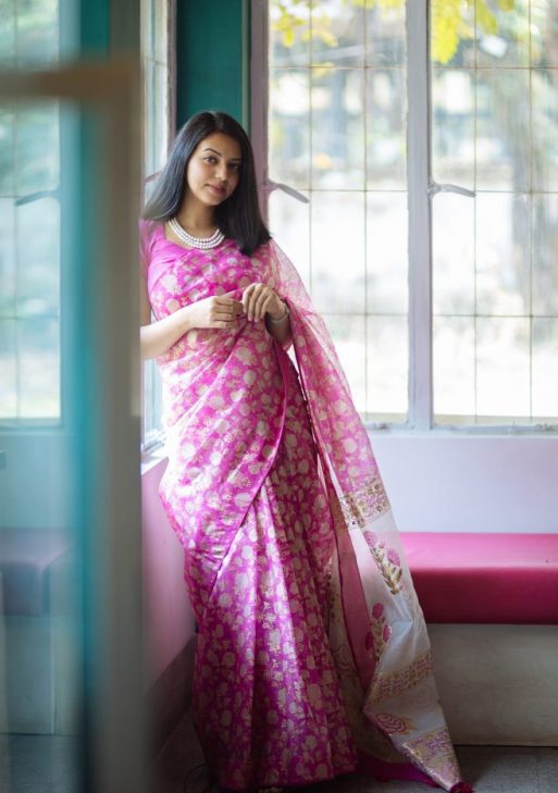 Luxury Edition moslin Saree Collection 0146 - Aurum Bangladesh