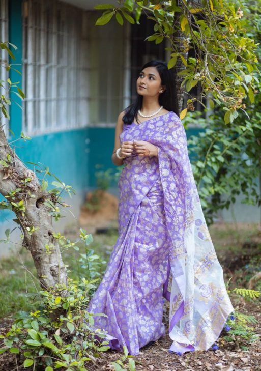 Luxury Edition moslin Saree Collection 0148 - Aurum Bangladesh