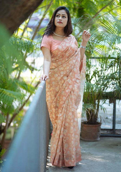 Luxury Edition moslin Saree Collection 0149 - Aurum Bangladesh