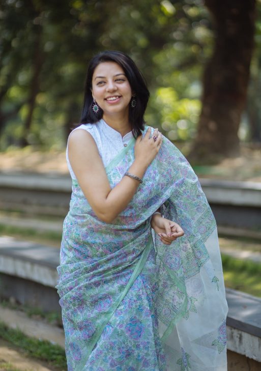 Luxury Edition moslin Saree Collection 0150 - Aurum Bangladesh