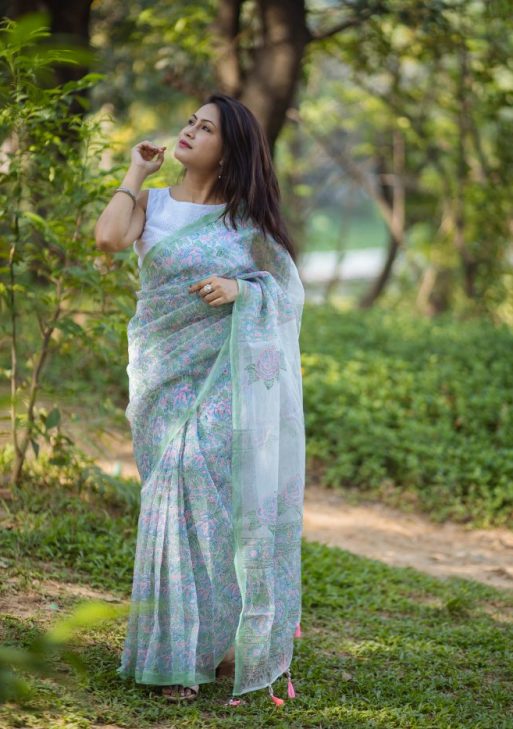 Luxury Edition moslin Saree Collection 0151 - Aurum Bangladesh